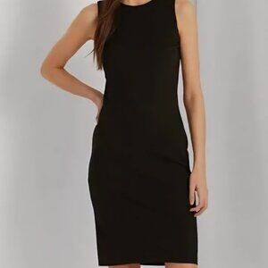 Lauren Ralph Lauren Ponte Sheath Dress Black Size Medium